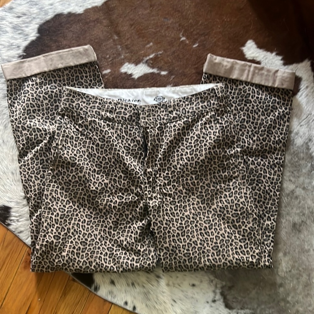 Dickies fashion line leopard print pants